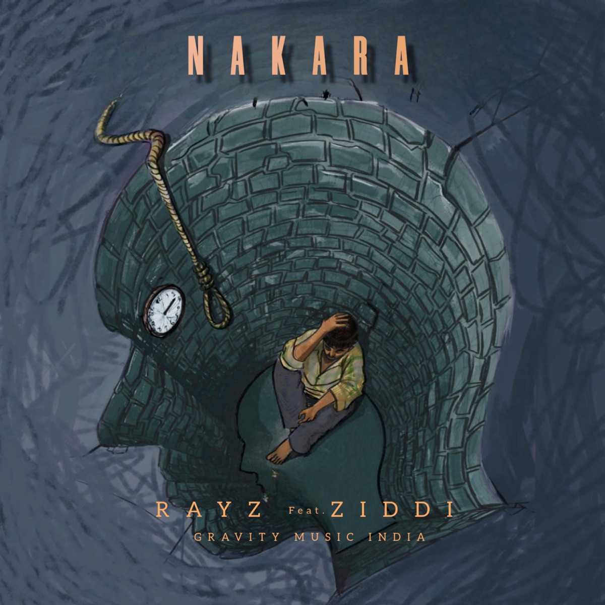 Nakara (feat. Ziddi) - Single by Rayz & Gravity Music India album cover