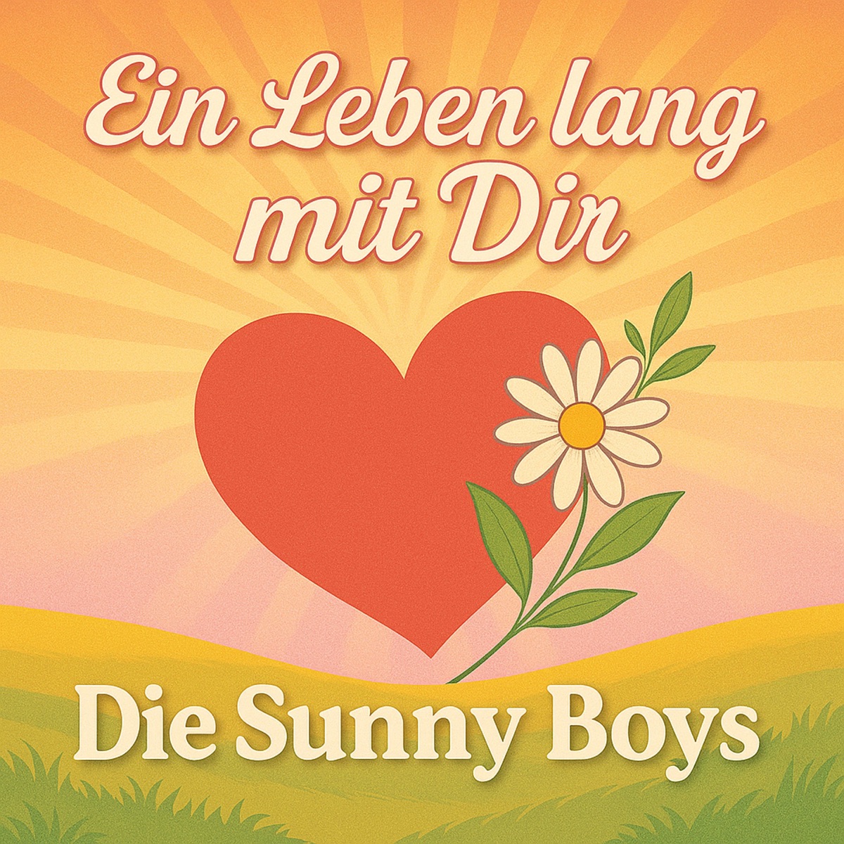 Ein Leben lang mit Dir - Single by Die Sunny Boys album cover