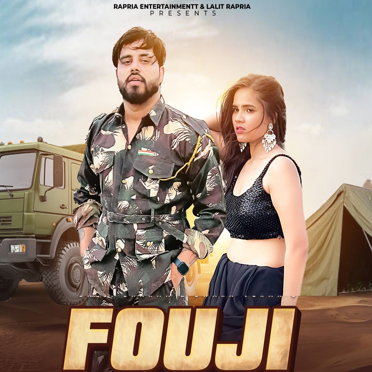Fouji - Single by Lalit Rapria, Vampire, Aprajeet Tomar, Bali Sharma & Swara Verma album cover