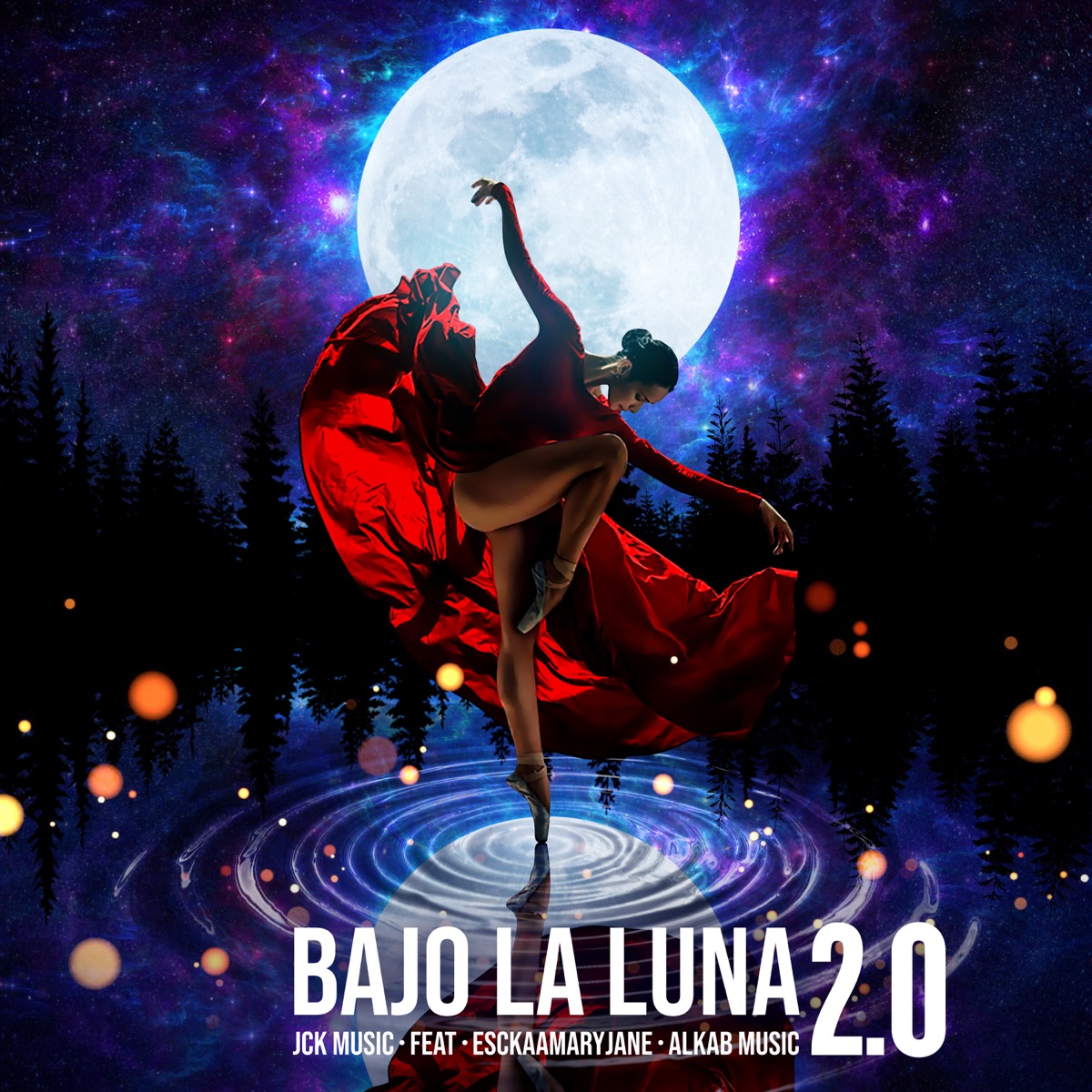 Bajo la Luna 2.0 (feat. Eskaa Maryjane & Alkab Music) - Single by JCK Music album cover
