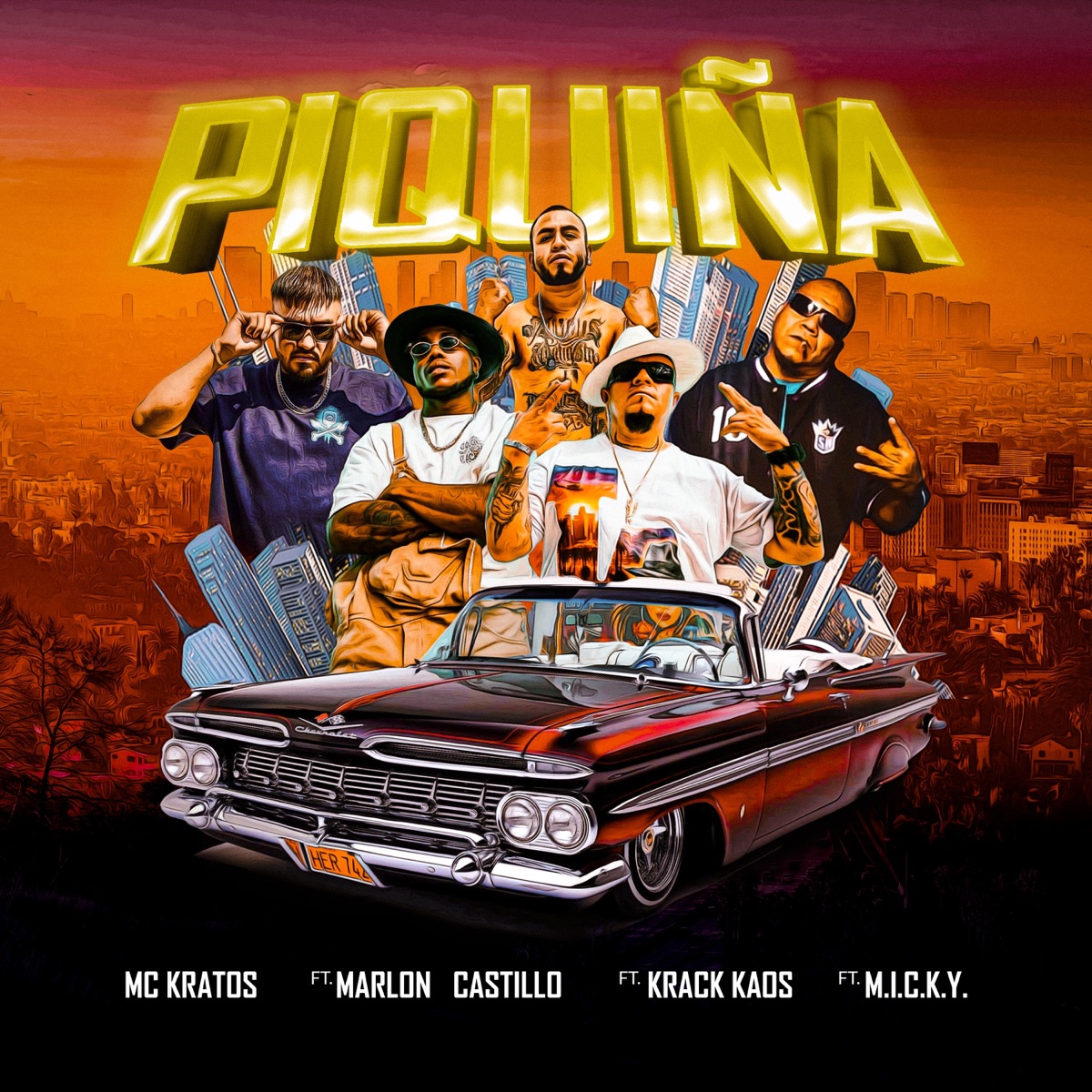 Piquiña (feat. Marlon Castillo, KRACK KAOS & Micky) - Single by MC. KrAtoS album cover