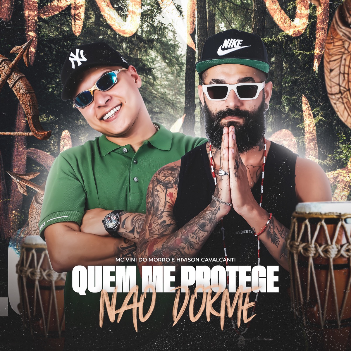 Quem Me Protege Não Dorme - Single by MC Vini do Morro, Hivison Cavalcanti & Marky Bú album cover