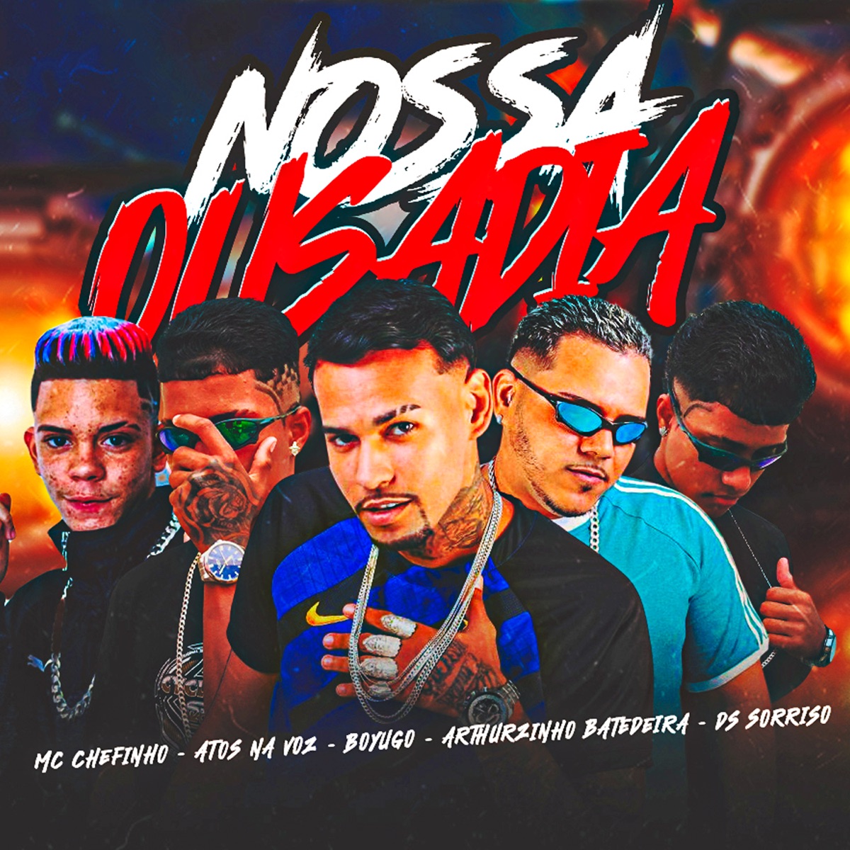 Nossa Ousadia (feat. Atos na Voz & DS Sorriso) - Single by Boyugo, Arthurzinho Batedeira & MC Chefinho album cover