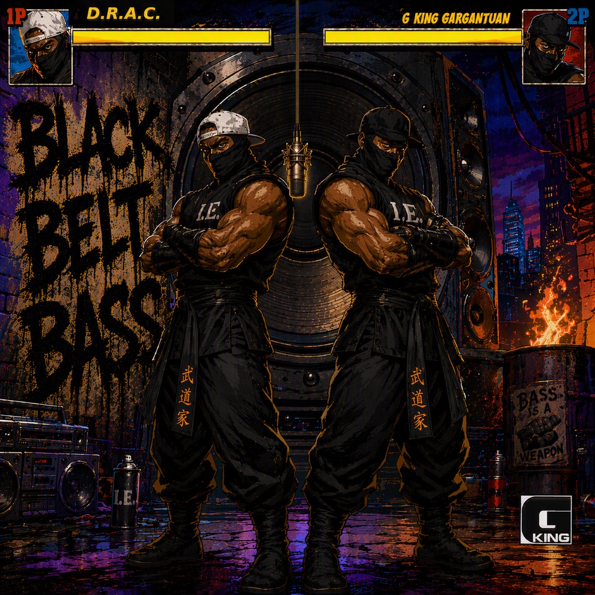 Black Belt Bass (feat. G.KIng Gargantuan) - Single by D.R.A.C. album cover