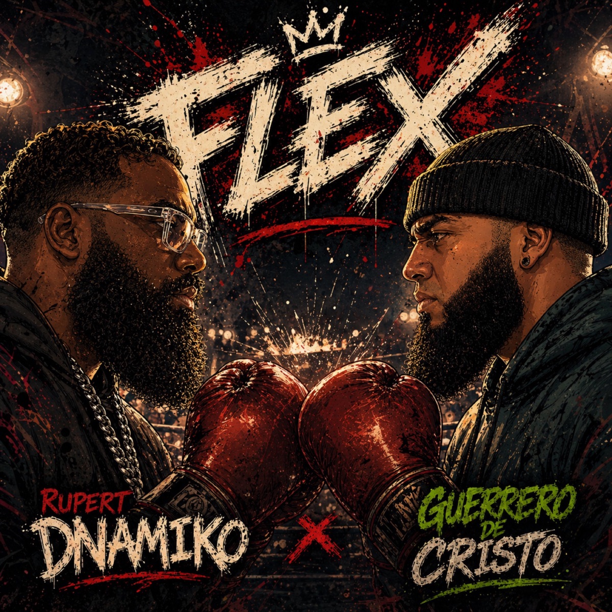 FLEX - Single by Rupert Dnamiko & Guerrero De Cristo album cover