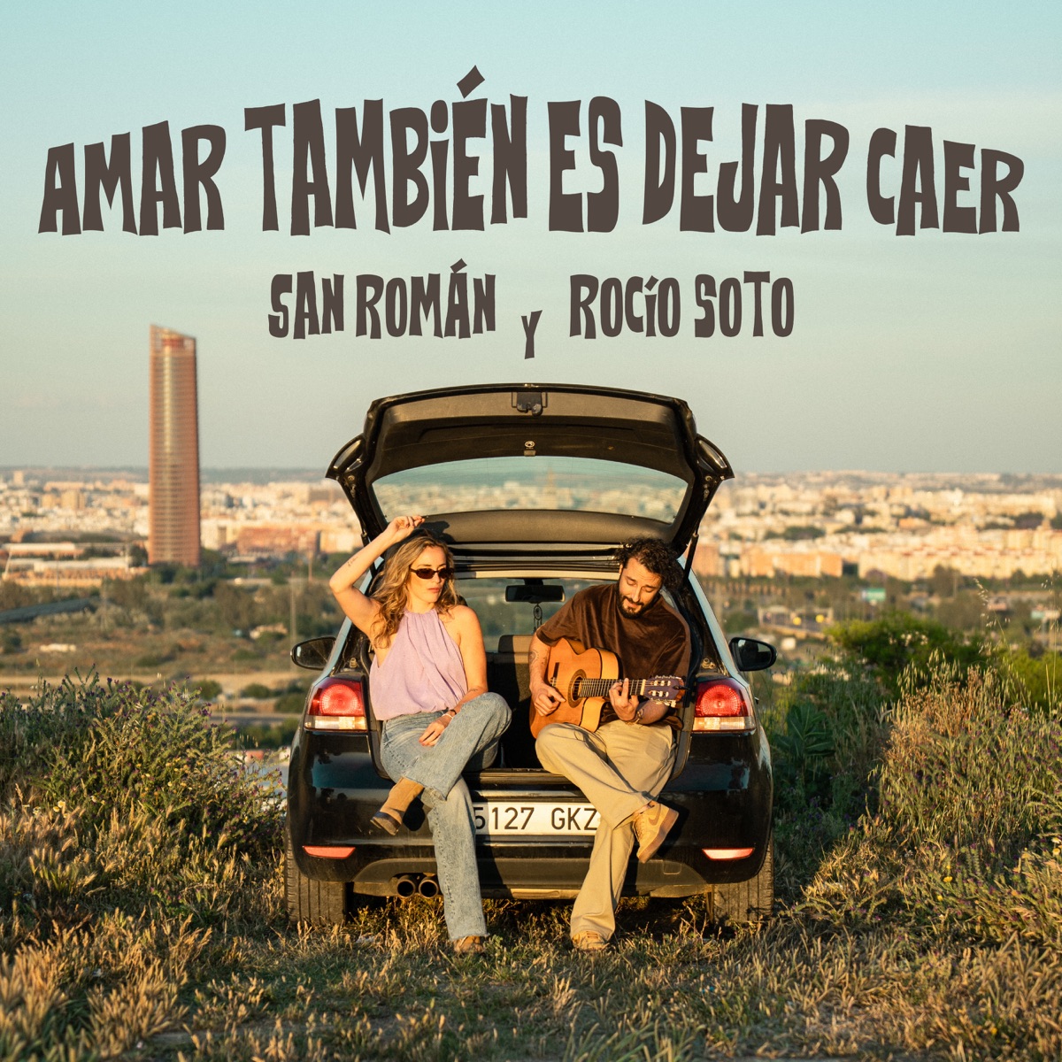 Amar También Es Dejar Caer - Single by Rocío Soto & SANROMAN album cover