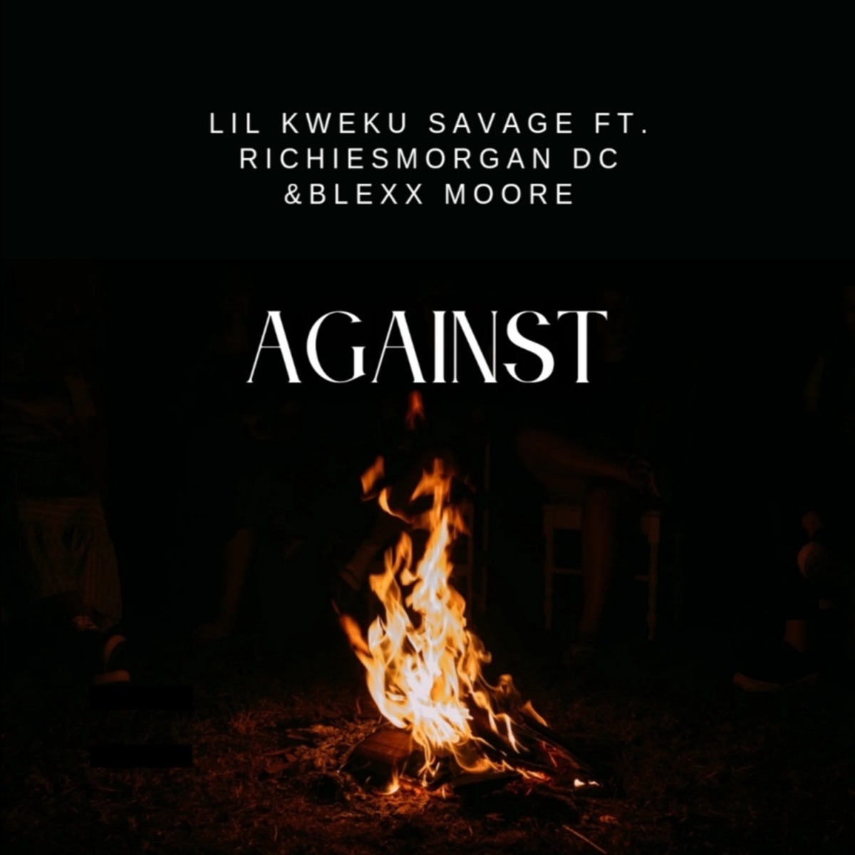 AGAINST - Single by Lil Kweku Savage, RICHIES MORGAN & DC BLEXX MOORE album cover