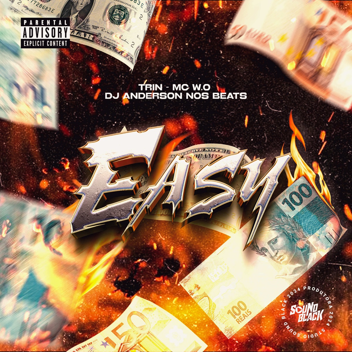 Easy - Single by Mc W.O, Trin & Dj Anderson nos Beats album cover