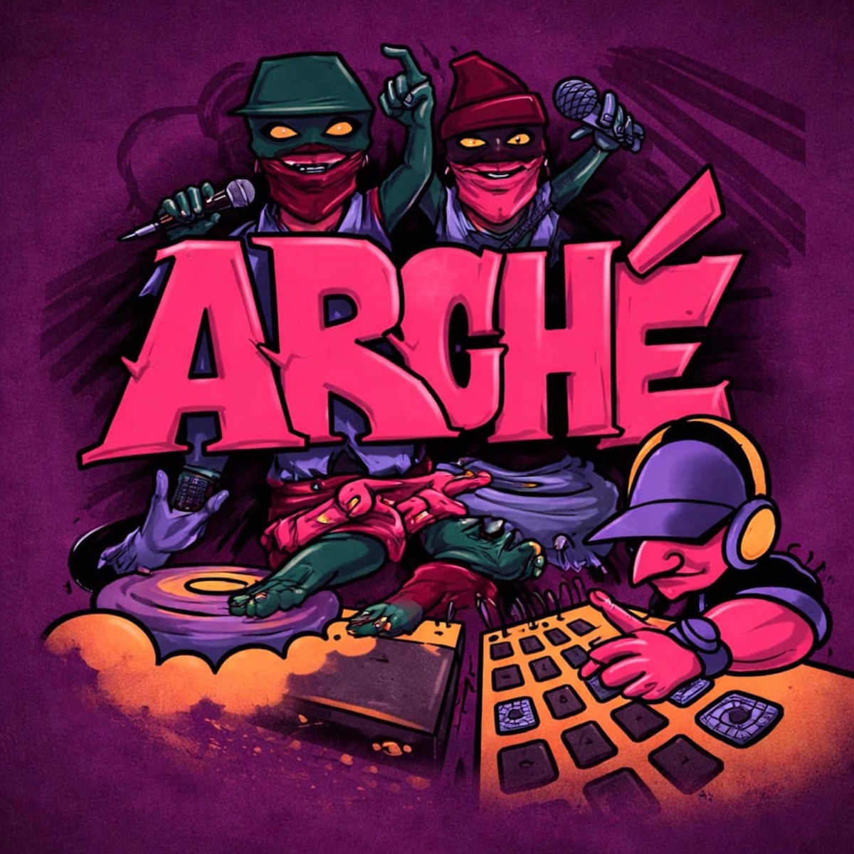 Arché (feat. Wizzem, Jase, Dj C4 & Kalibre Spiga) - Single by Retro Golding Rappers album cover
