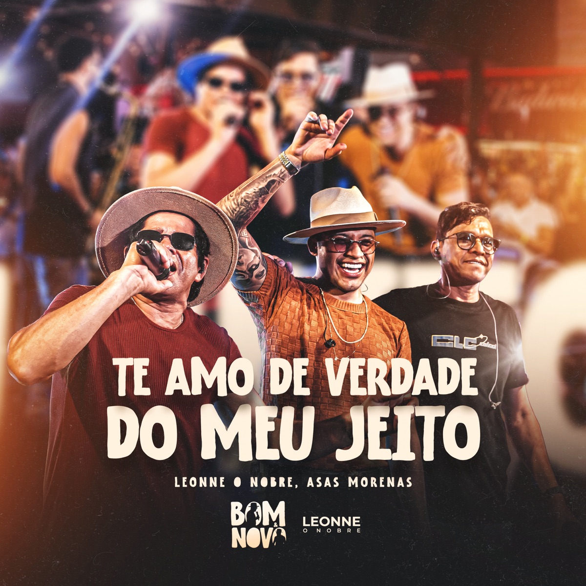 Te Amo de Verdade / Do Meu Jeito (Ao Vivo) - Single by Leonne O Nobre & Asas Morenas album cover