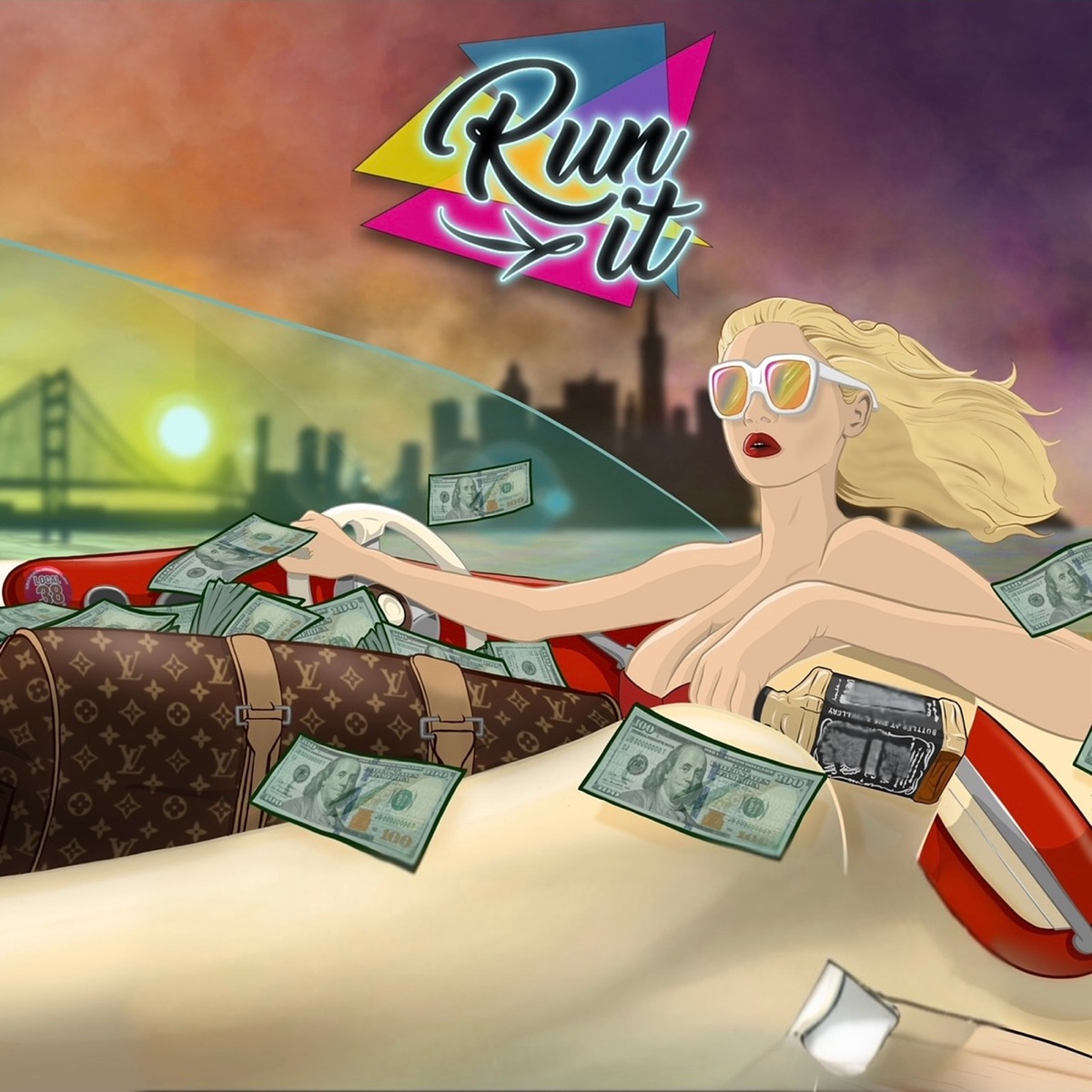 Run It (feat. Roach Gigz, Rappin' 4-Tay & Miss Vicky) - Single by Rox album cover