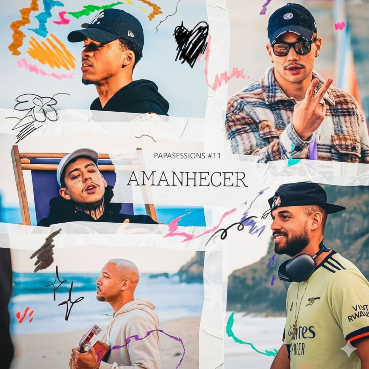 Amanhecer (Papasessions #11) [feat. Oik] - Single by Pezão, Nog & L7NNON album cover