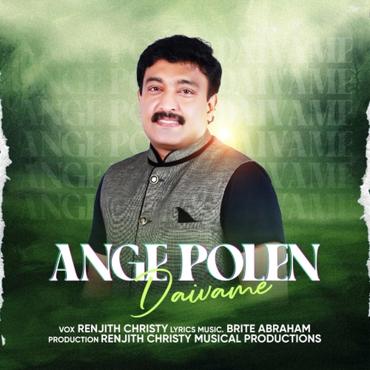 Angepolen Daivame - Single by Renjith Christy album cover