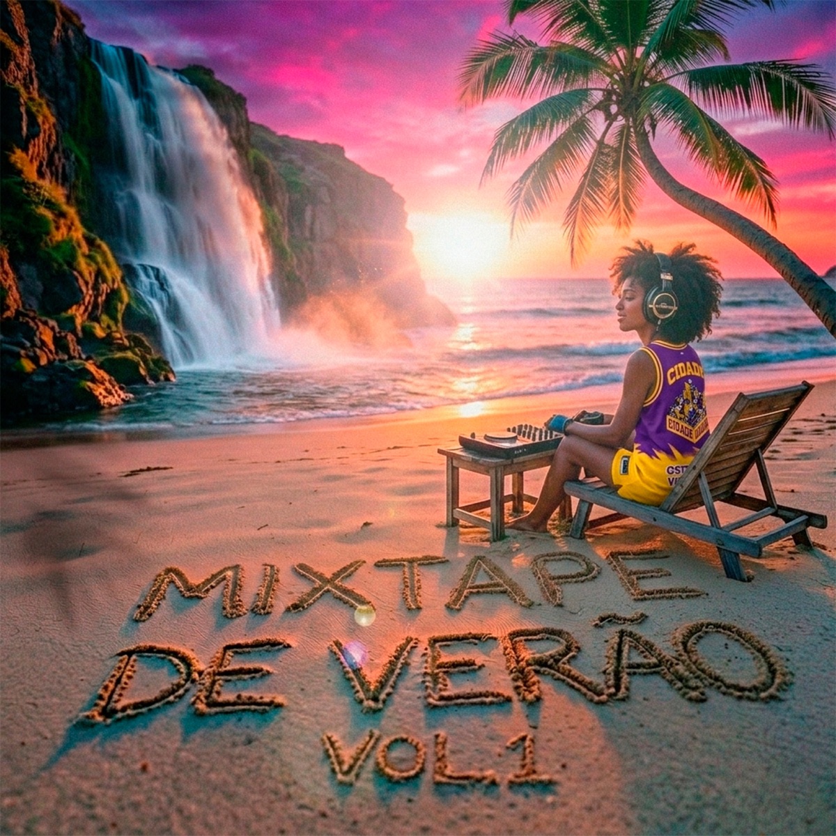 Mixtape de Verão Vol.1 - Ondas Sonoras - EP by Cidade Quadrada album cover