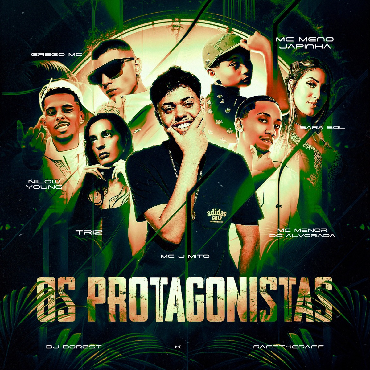 Os Protagonistas (feat. Mc Menor Do Alvorada, Sara Sol, Grego MC & Nilowyoung) - Single by Mc J Mito, Triz & MC Meno Japinha album cover