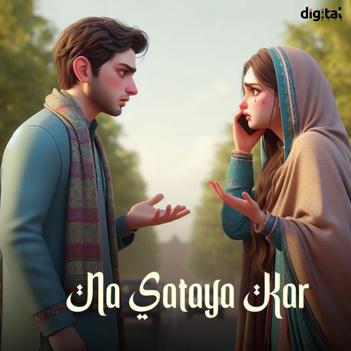 Na Sataya Kar - Single by Sharan, Jass Maan & Hey Crush album cover