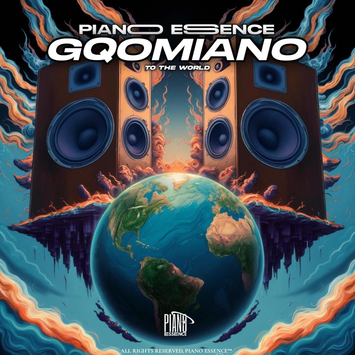 Gqomiano - Single by PIANO ESSENCE album cover