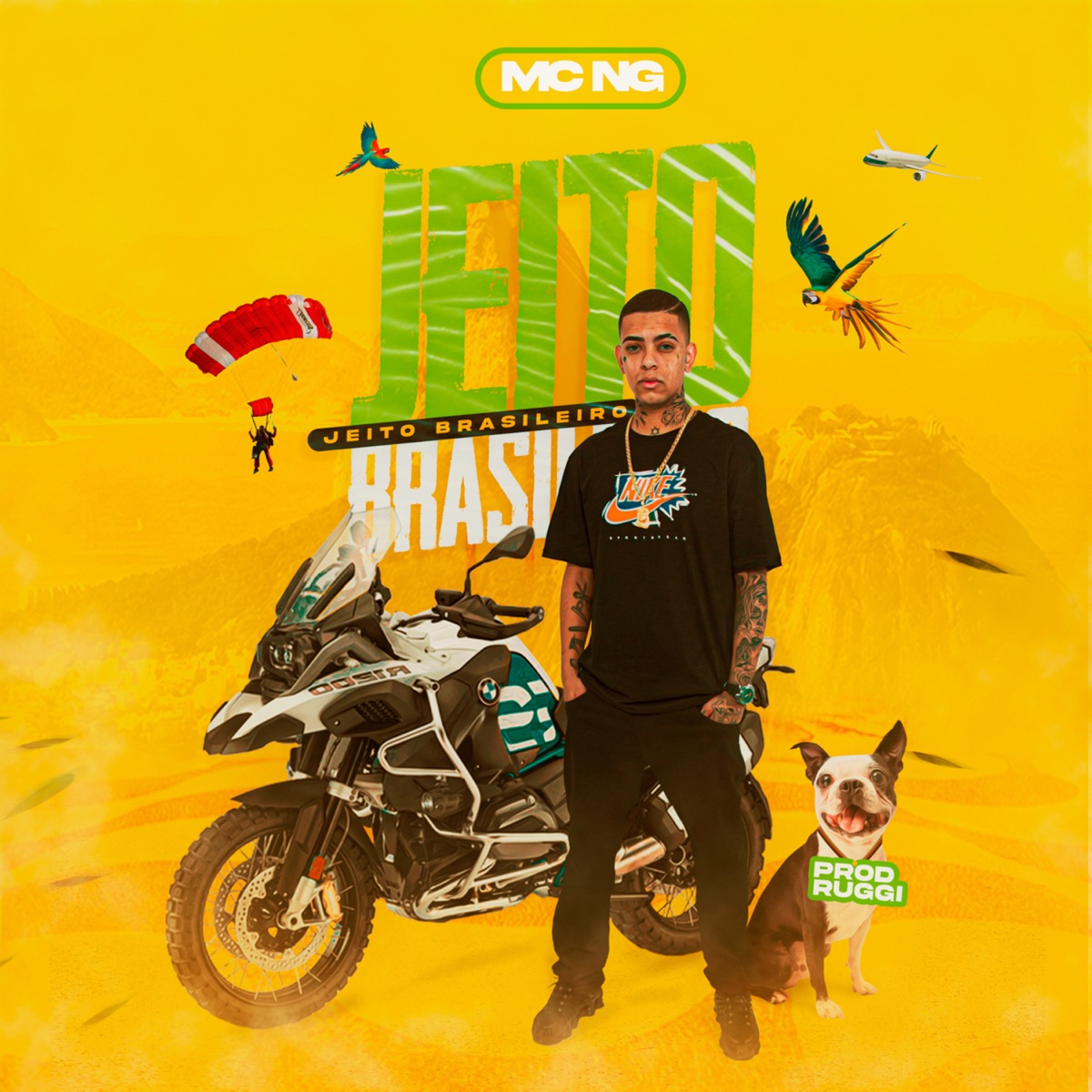 Jeito Brasileiro - Single by Mc NG & Ruggi album cover