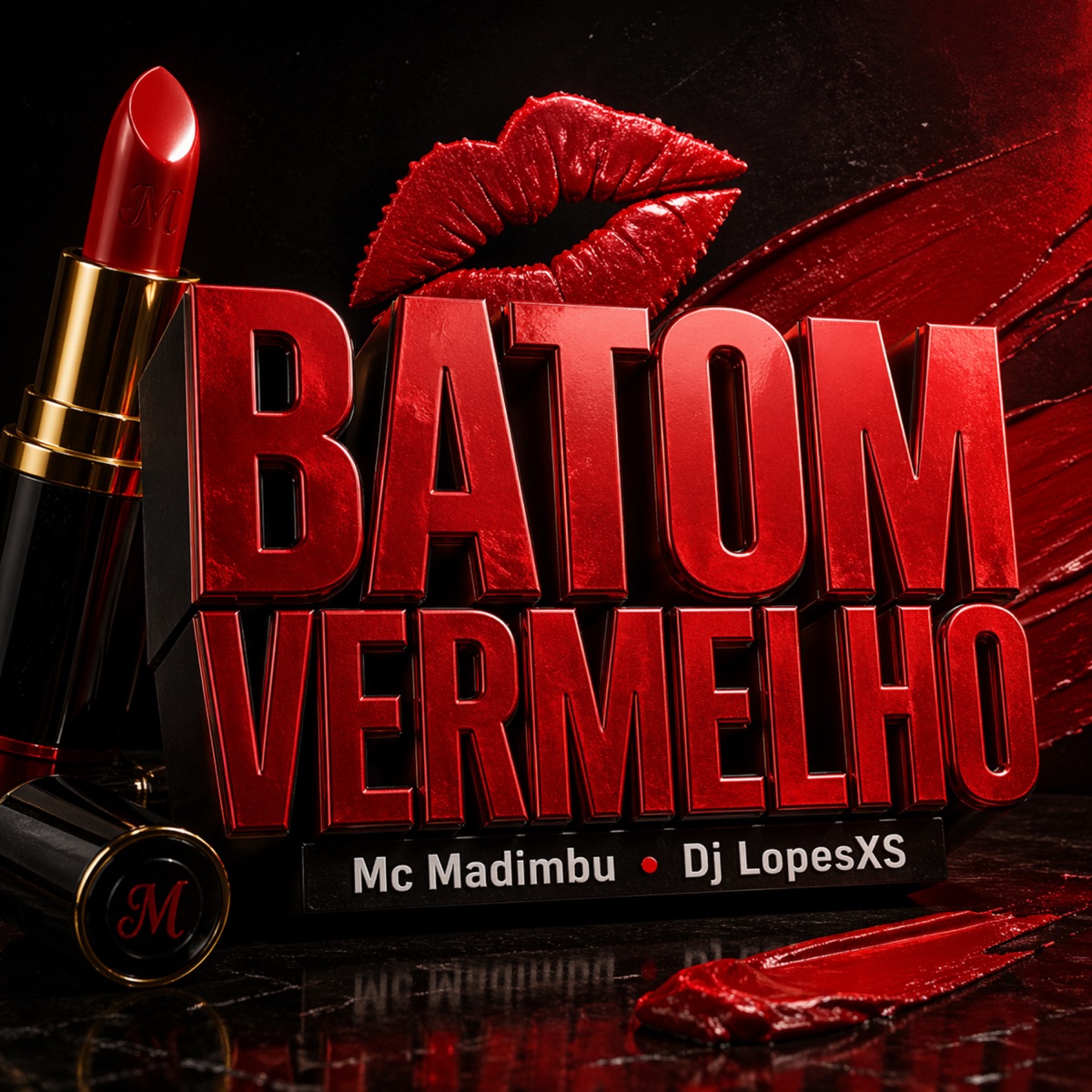 Batom Vermelho - Single by Mc Madimbu album cover