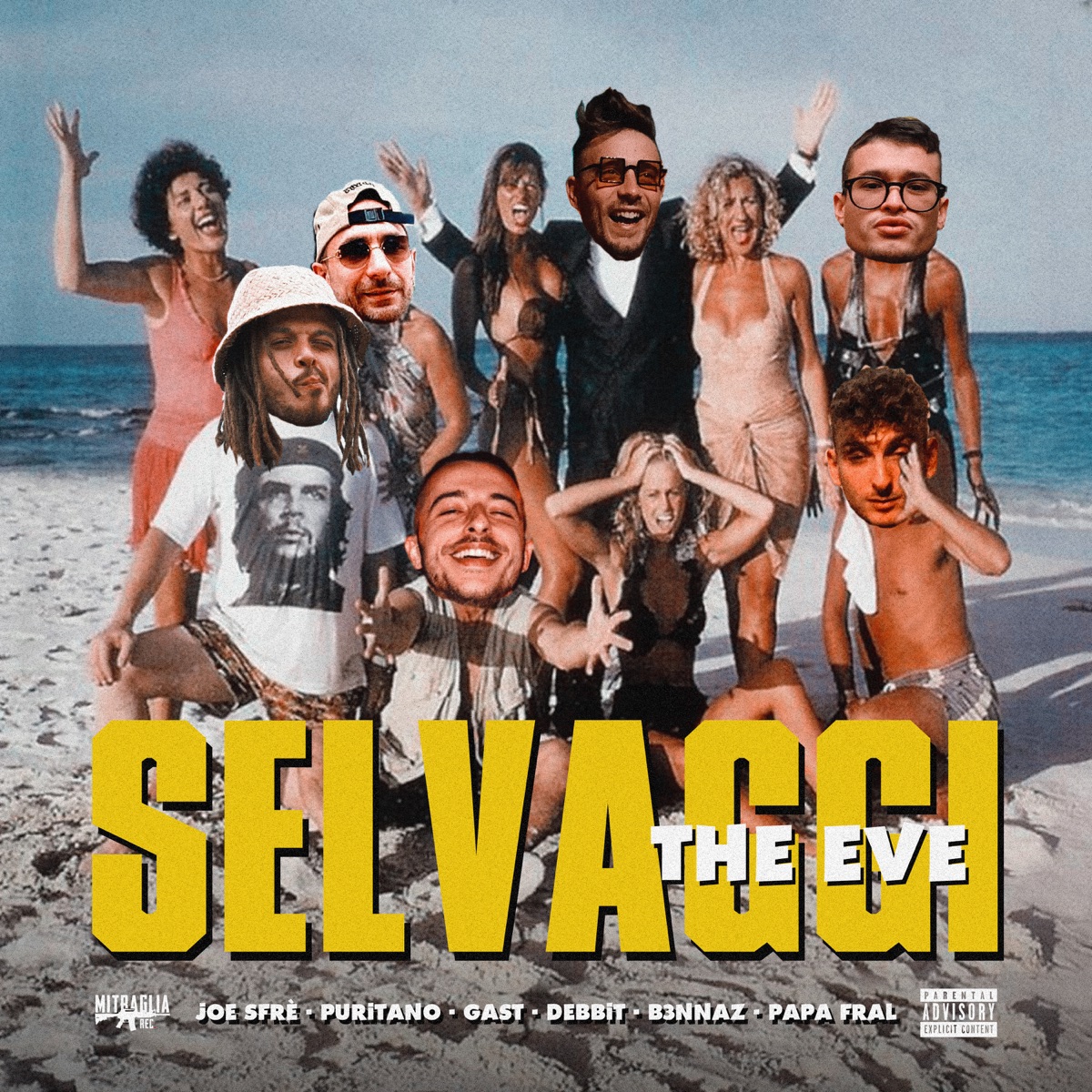Selvaggi (feat. Gast, Debbit, Papa Fral & B3nnaz) - Single by The Eve, Puritano & Joe Sfrè album cover