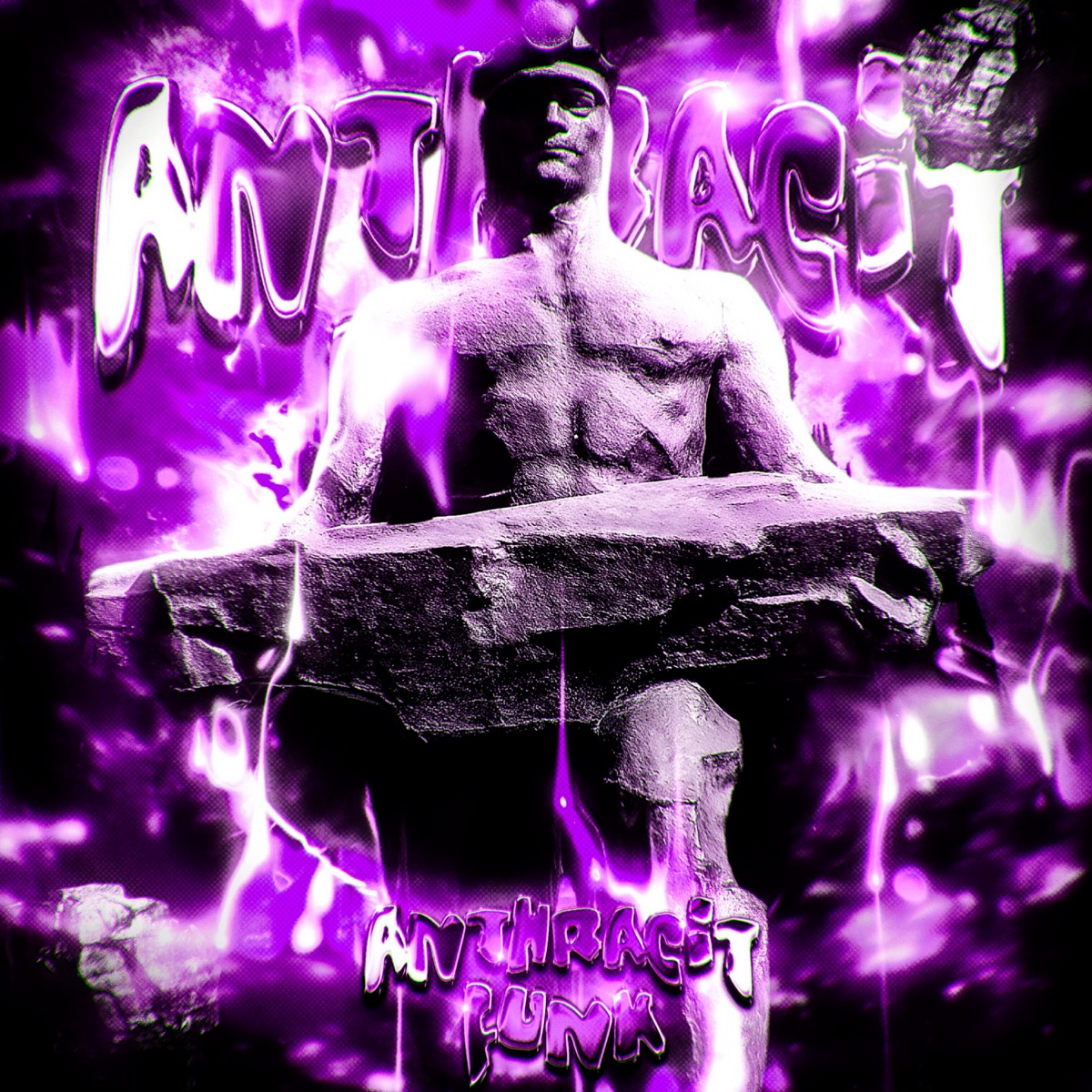 ANTHRACIT FUNK - EP by DXRKSXUND & ONIKAGE 鬼影 album cover