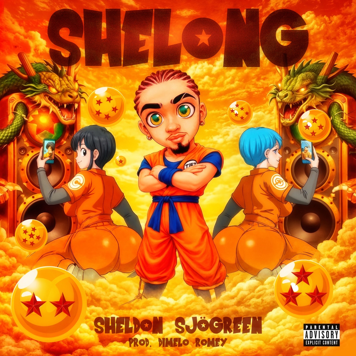 SHELONG - Single by Sheldon Sjögreen & Dimelo Romey album cover