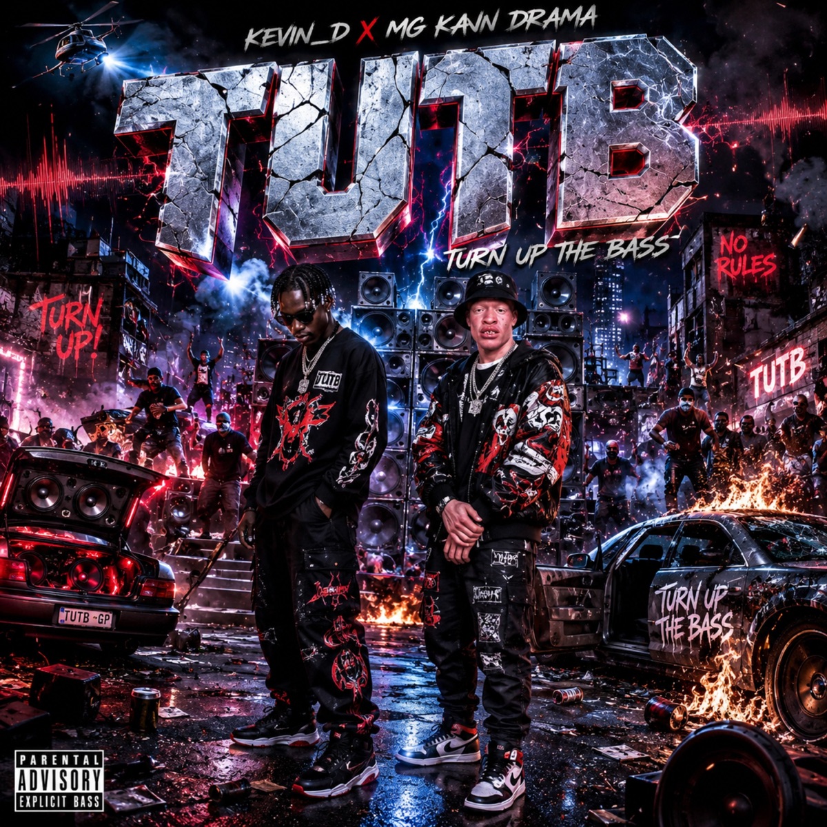 TUTB=Turn Up The Bass - Single by Kevin_D & MG KAN DRAMA album cover