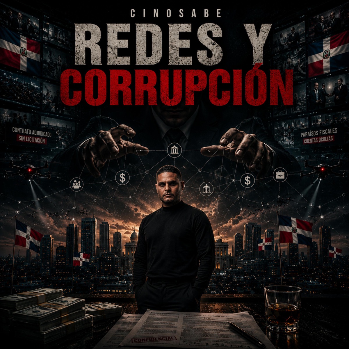 Redes Y Corrupcion - Single by Cinosabe album cover