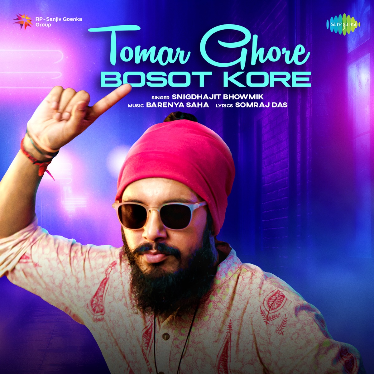 Tomar Ghore Bosot Kore - Single by Snigdhajit Bhowmik album cover