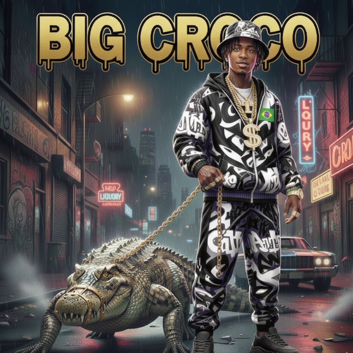 Big Croco (feat. NQT) - Single by Their King, imc_kt, GR DO SULL & Alíria album cover