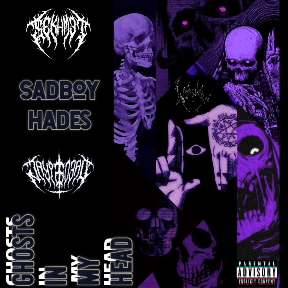 Ghosts In My Head (feat. lL. lK.) - Single by $ekHmeT, JAYISDEAD & Sadboy Hades album cover