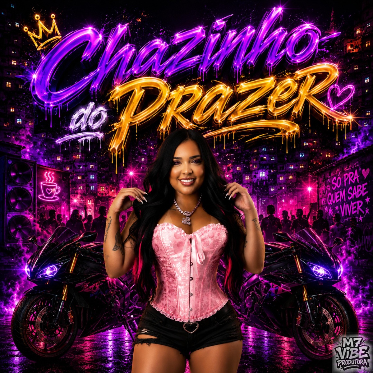 Chazinho do Prazer - Single by DJ ZK ORIGINAL, Mc Lysa & Mc Menor Da Ponte album cover