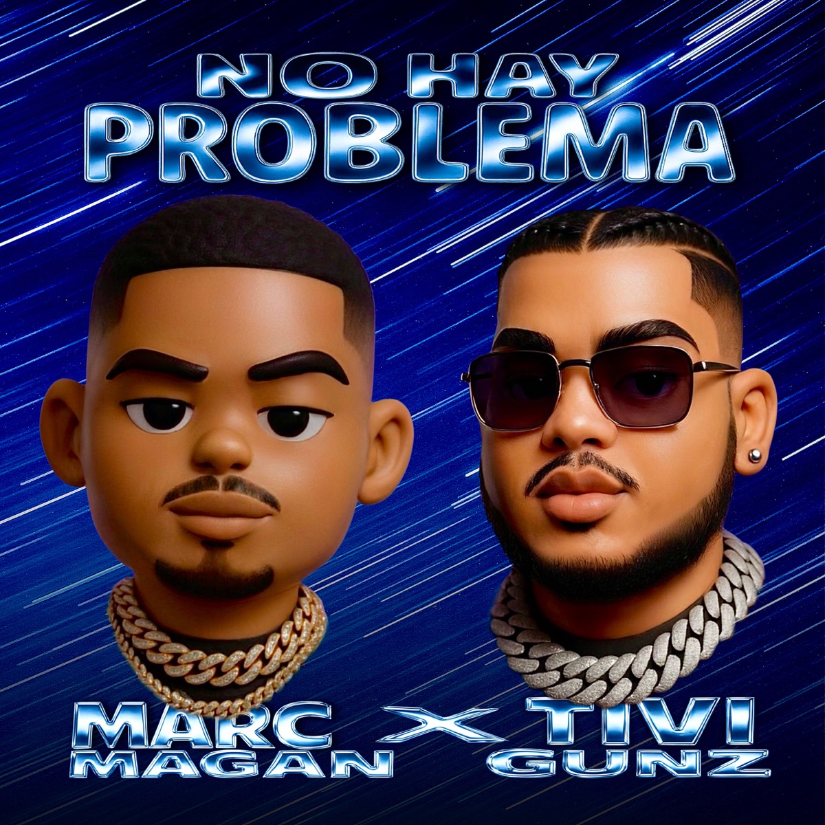 No Hay Problema - Single by Marc Magán, Tivi Gunz & Victor R -Swag album cover
