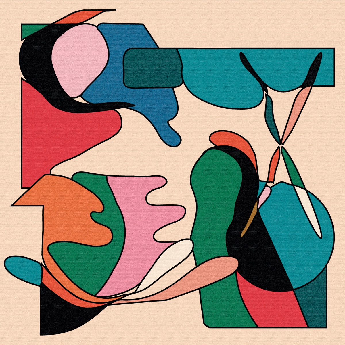 Heartbreak / 6000 Ft. - Single by Bonobo & TEED album cover