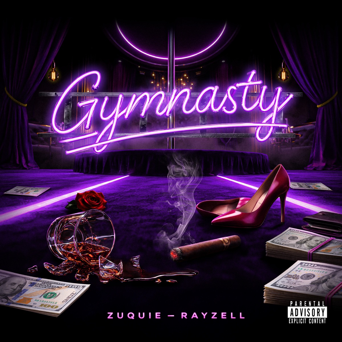 GymNASTY - Single by Zuquié & Rayzell album cover