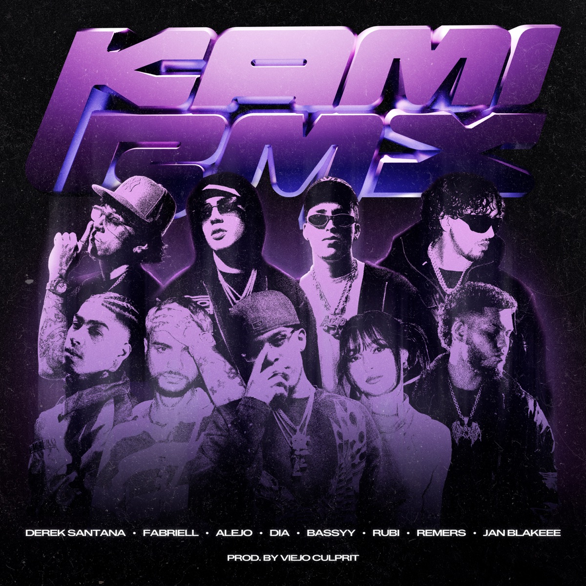 Kami (Remix) [feat. DIA, Remers, Rubí, BASSYY & Alejo] - Single by Derek Santana, Fabriell & Jan Blakeee album cover