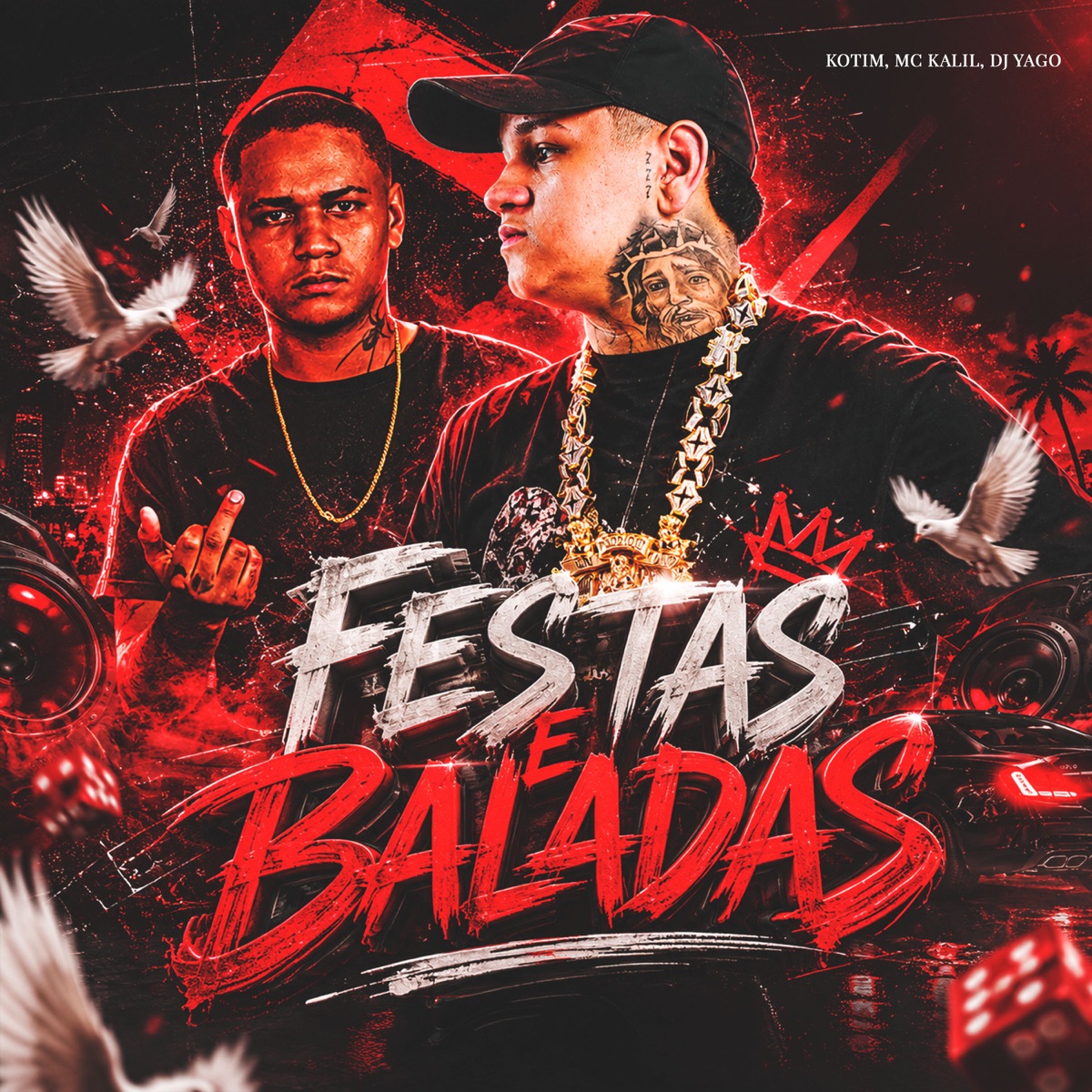 Festas e Baladas - Single by MC KALIL & Kotim album cover