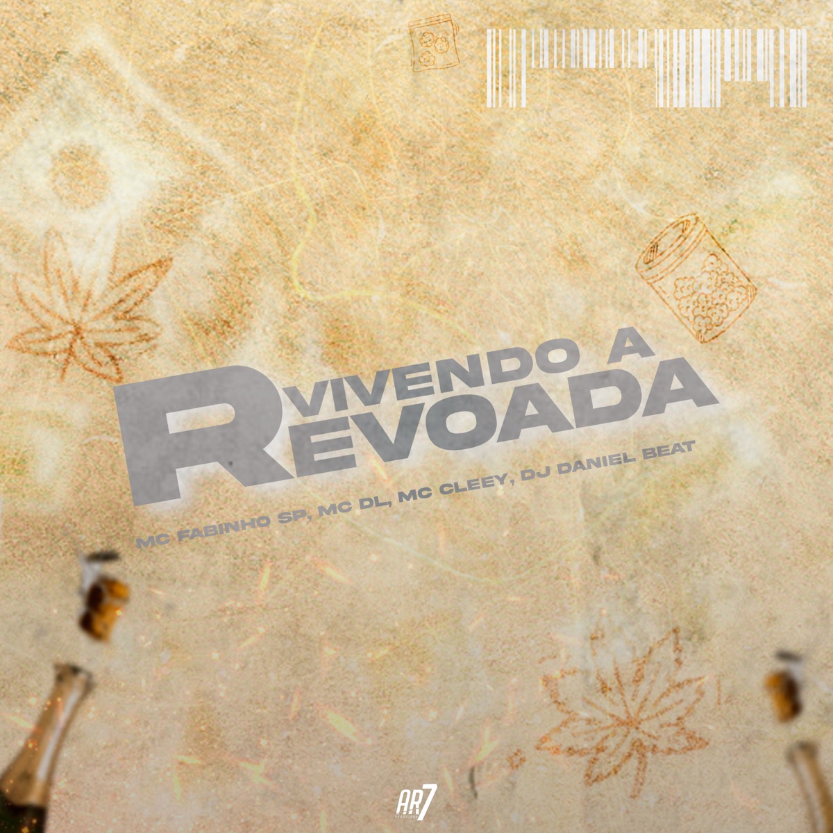 Vivendo a Revoada - Single by MC Fabinho SP, Mc DL, Mc Cleey & DJ DANIEL BEAT album cover
