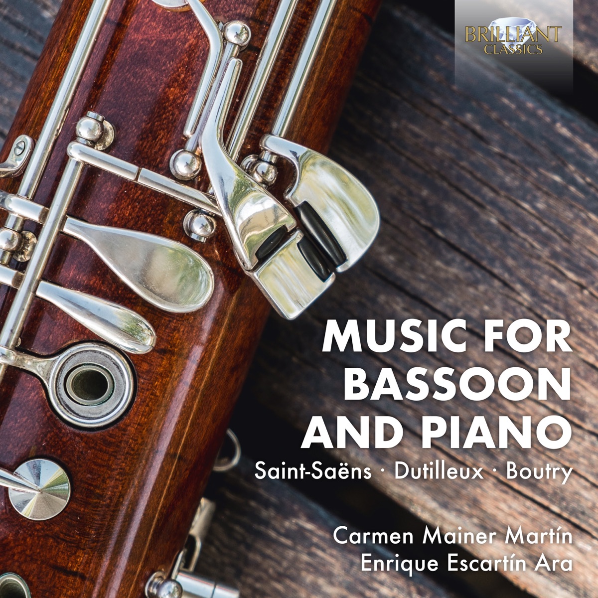 Music for Bassoon and Piano by Carmen Mainer Martín, Enrique Escartín Ara & Ana Mainer Martín album cover