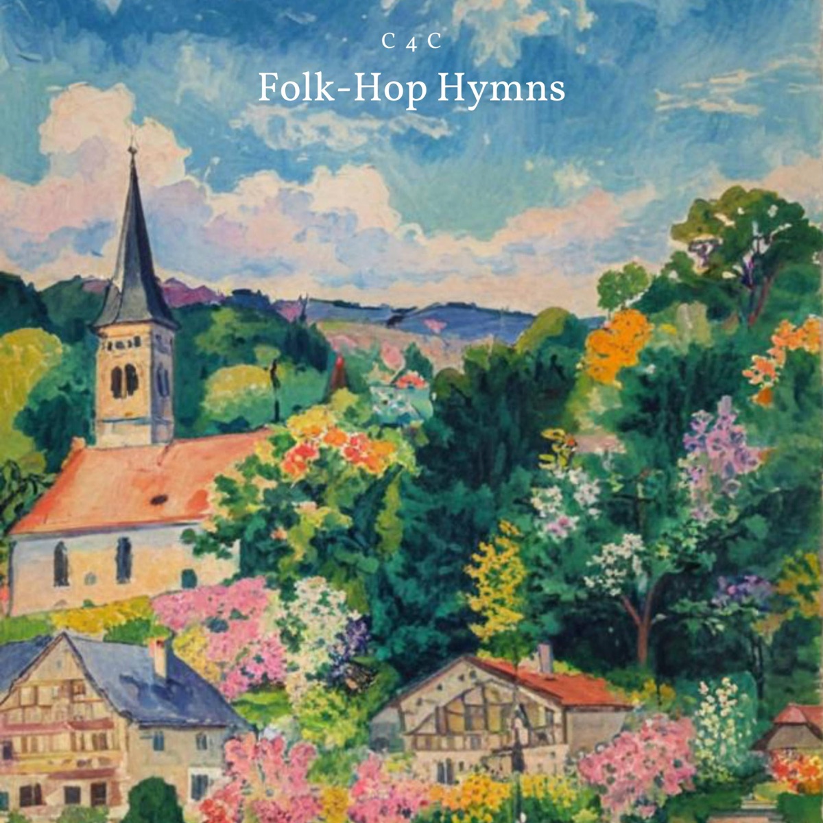 Folk-Hop Hymns - EP by C4C & The Lofi Christian album cover