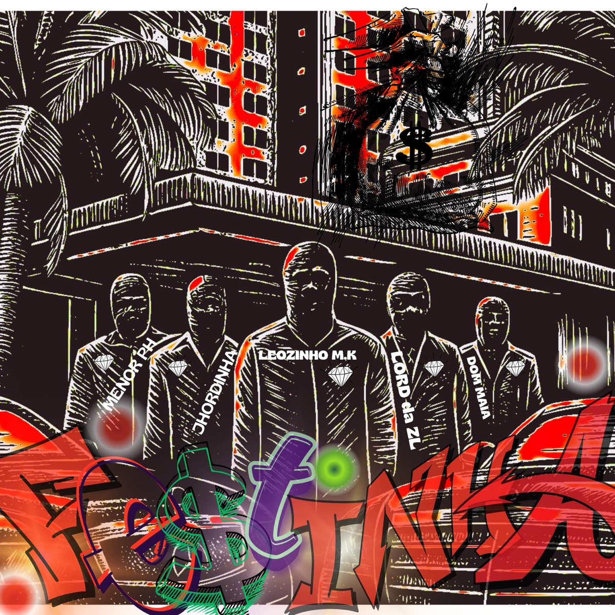 Festinha (feat. DOM MAIA, Lord Da ZL, JORDINHA MC & MC meno PH) - Single by Leozinho m.k album cover