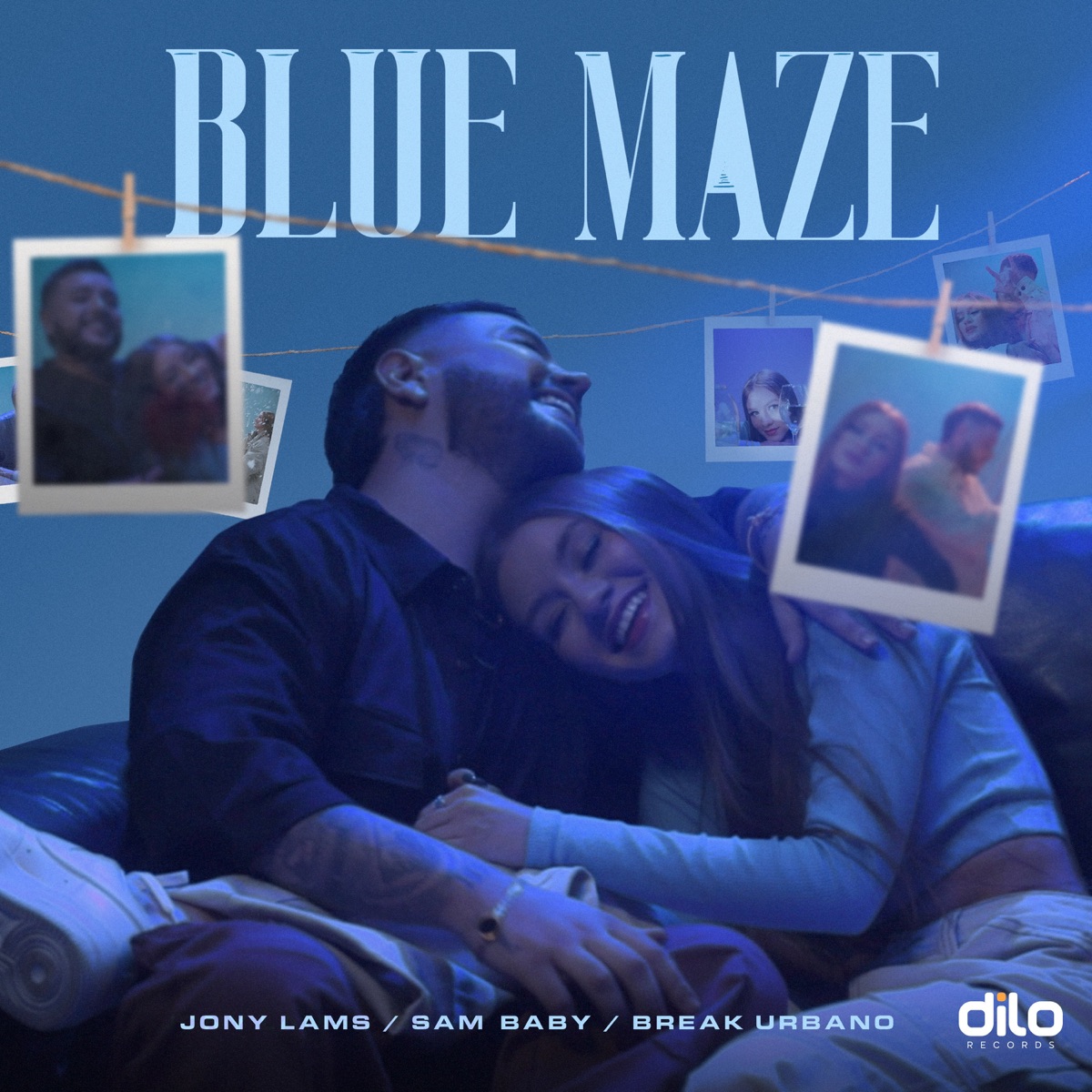 Blue Maze - Single by jony lams, Sam Baby & Break Urbano album cover