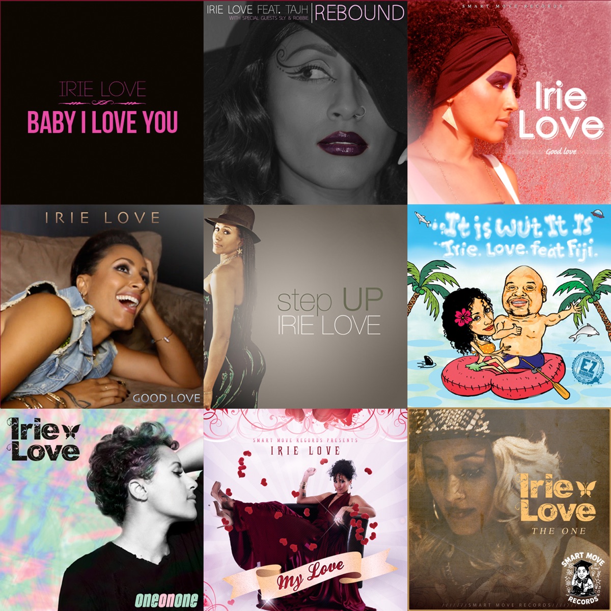 Smart Move Records Presents Irie Love the Singles by Irie Love album cover