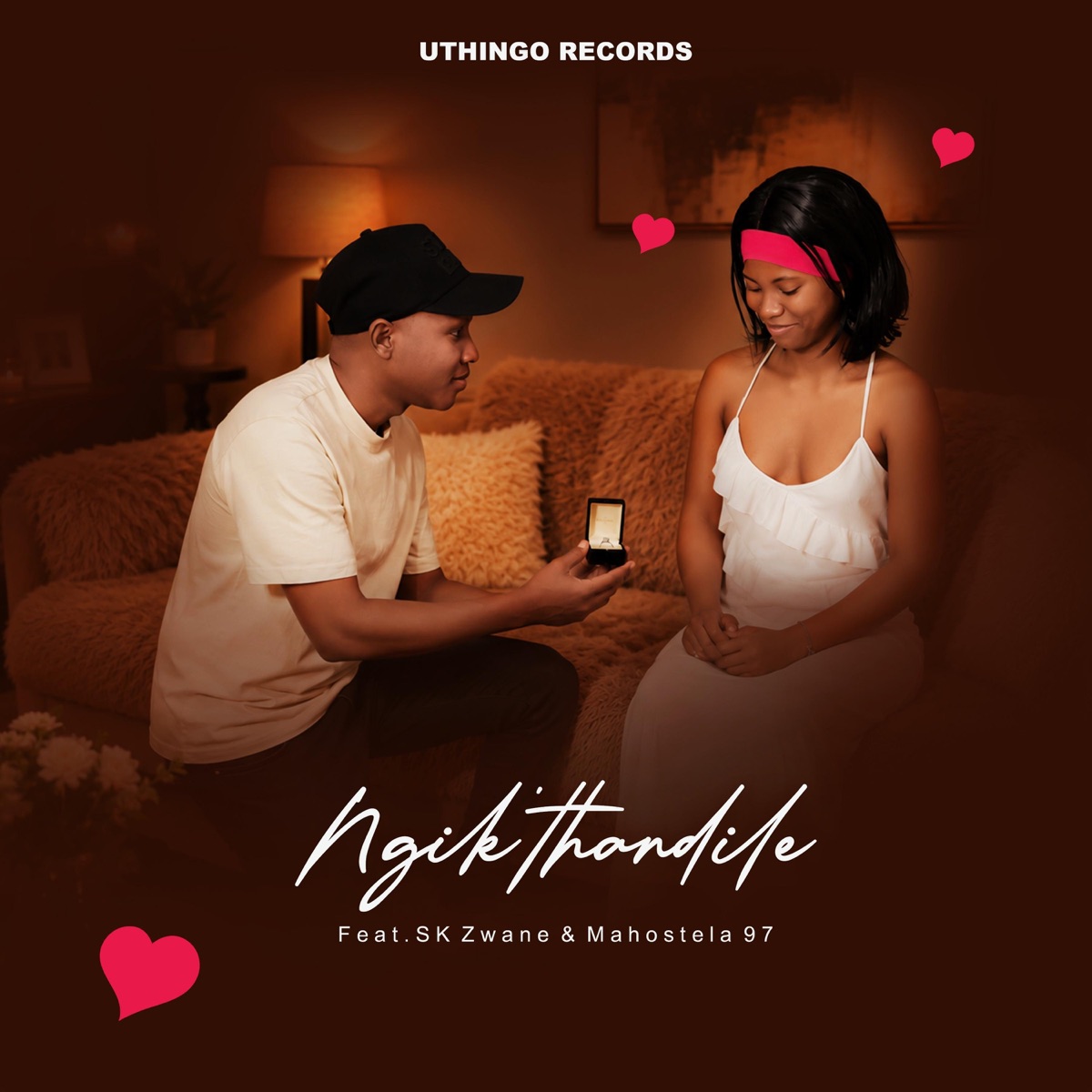 Ngikthandile (feat. SK Zwane & Mahostela 97) - Single by uThingo Records album cover