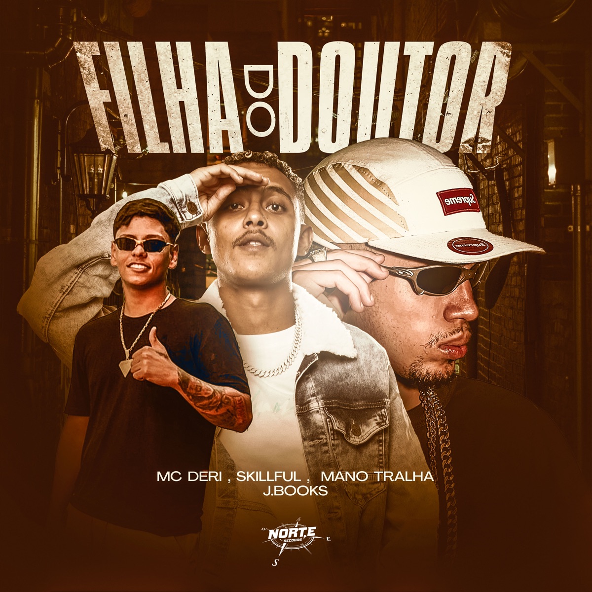 Filha do Doutor - Single by J. Books, MC Deri, Mano Tralha & Skillful album cover