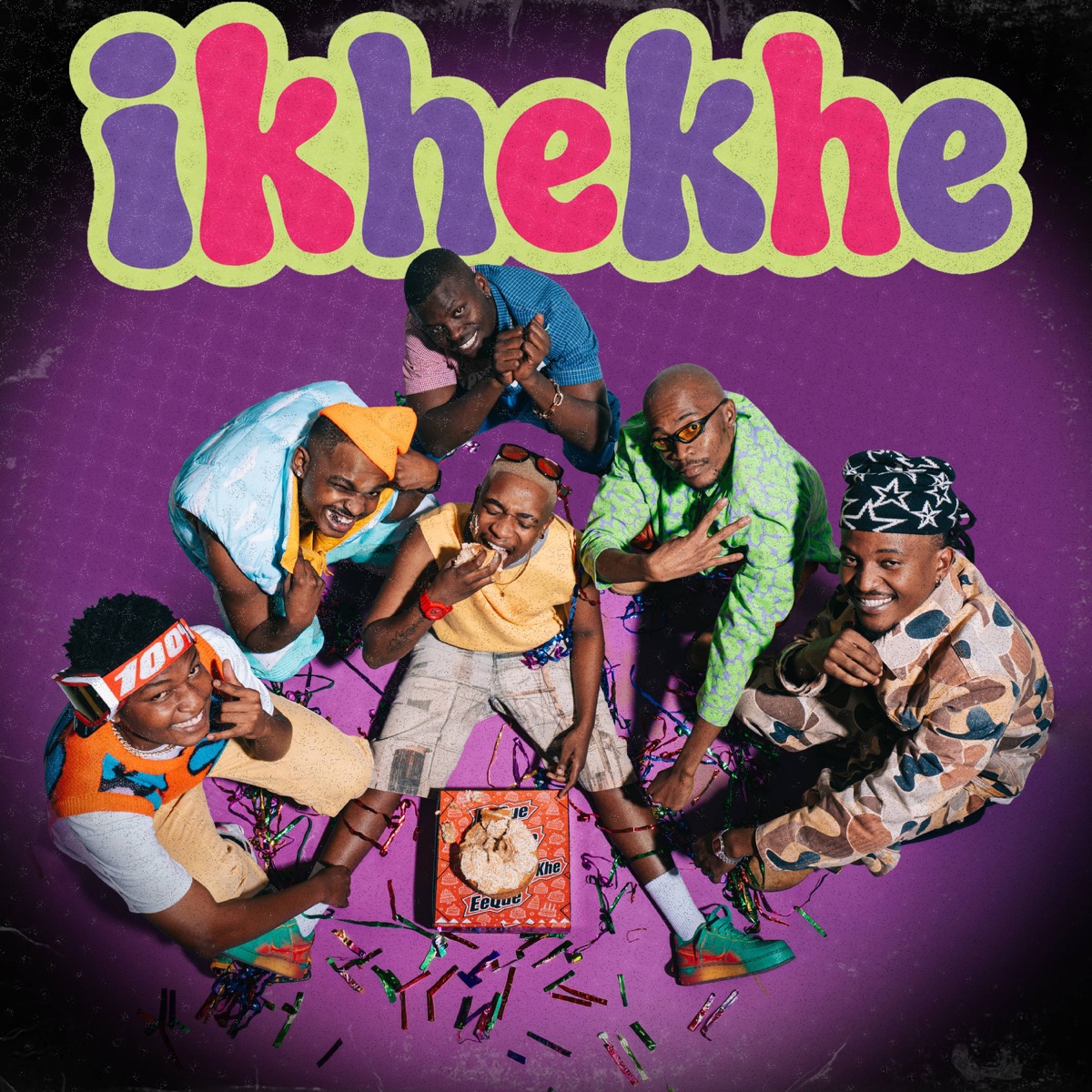iKhekhe (feat. Shoes Meister & DoouShii) - Single by EeQue, Al Xapo, Optimist Music ZA & FaroQii MuziQ album cover