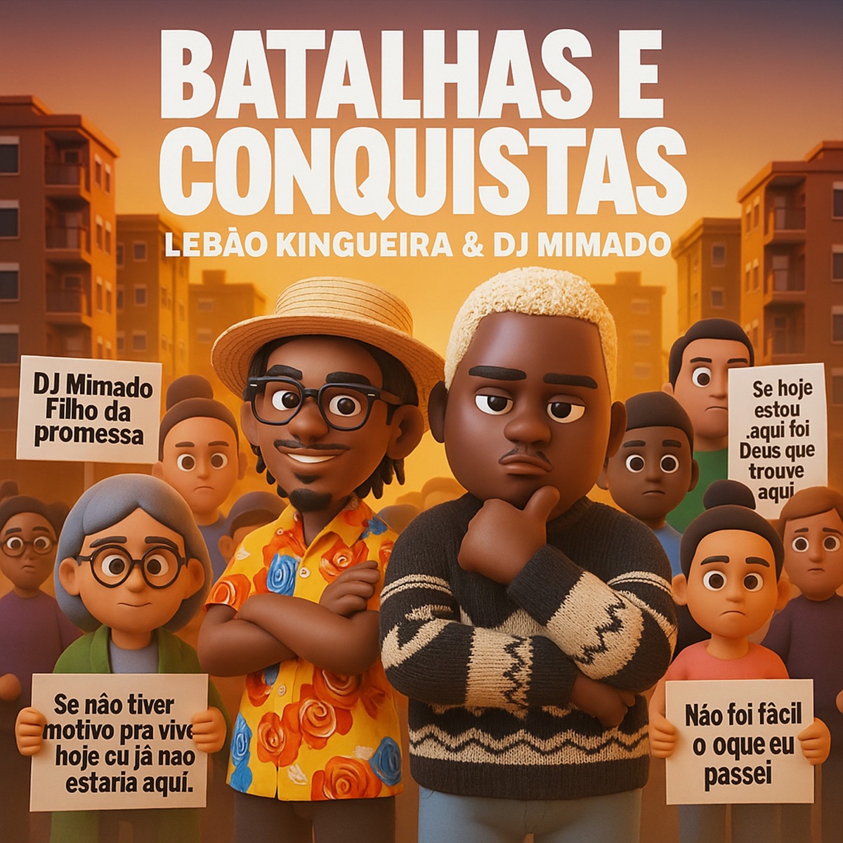 Batalhas & Conquistas - Single by Lebão Kingueira & Dj Mimado album cover