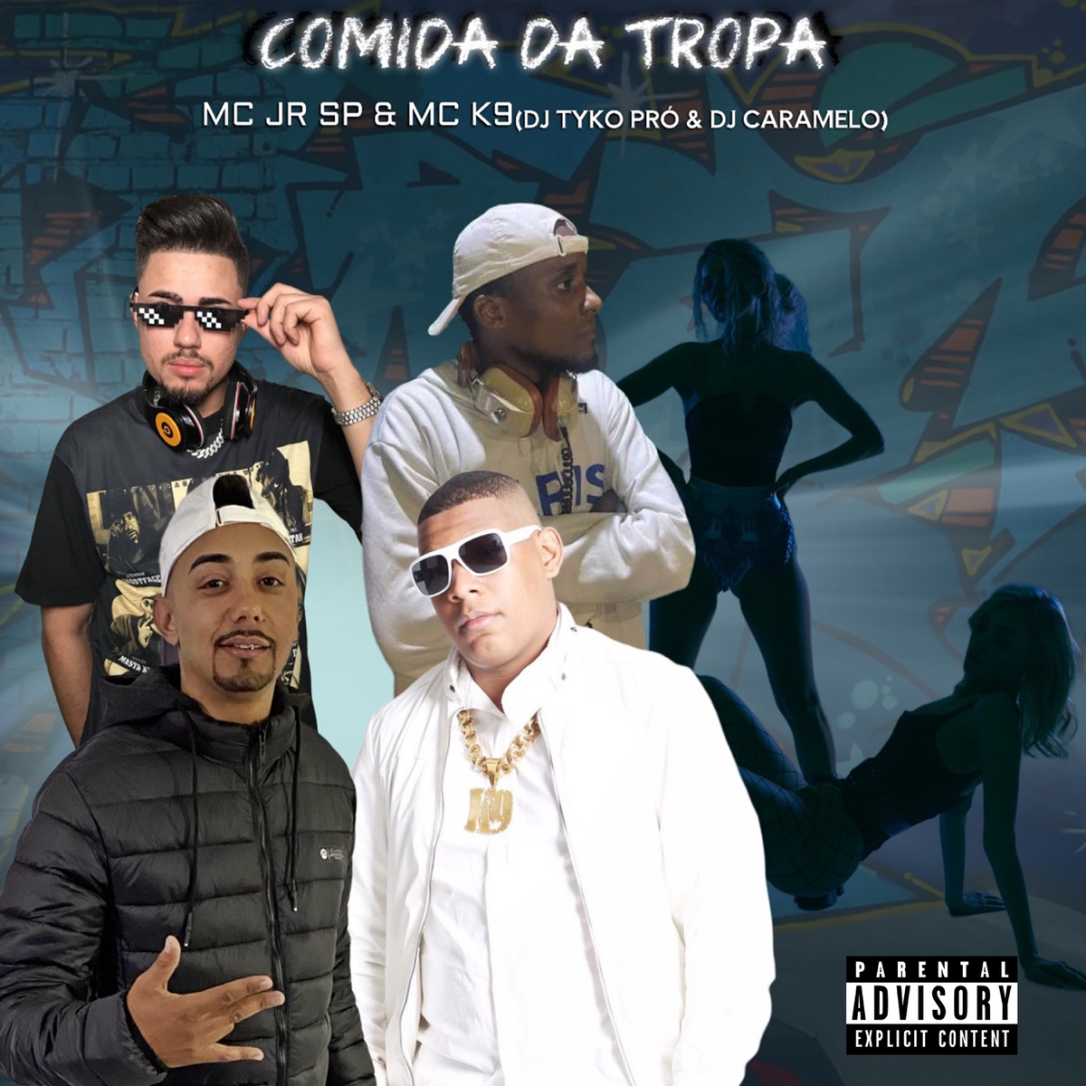 Comida da Tropa - Single by Dj Tyko Pro, Mc Jr Sp, MC K9 & Dj Caramelo SP album cover
