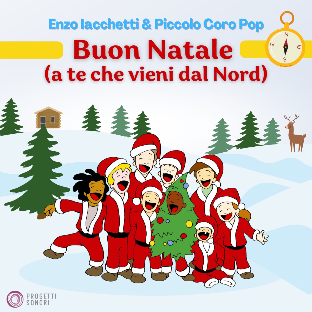 Buon Natale (A te che vieni dal Nord) - Single by Enzo Iacchetti & Piccolo Coro Pop album cover