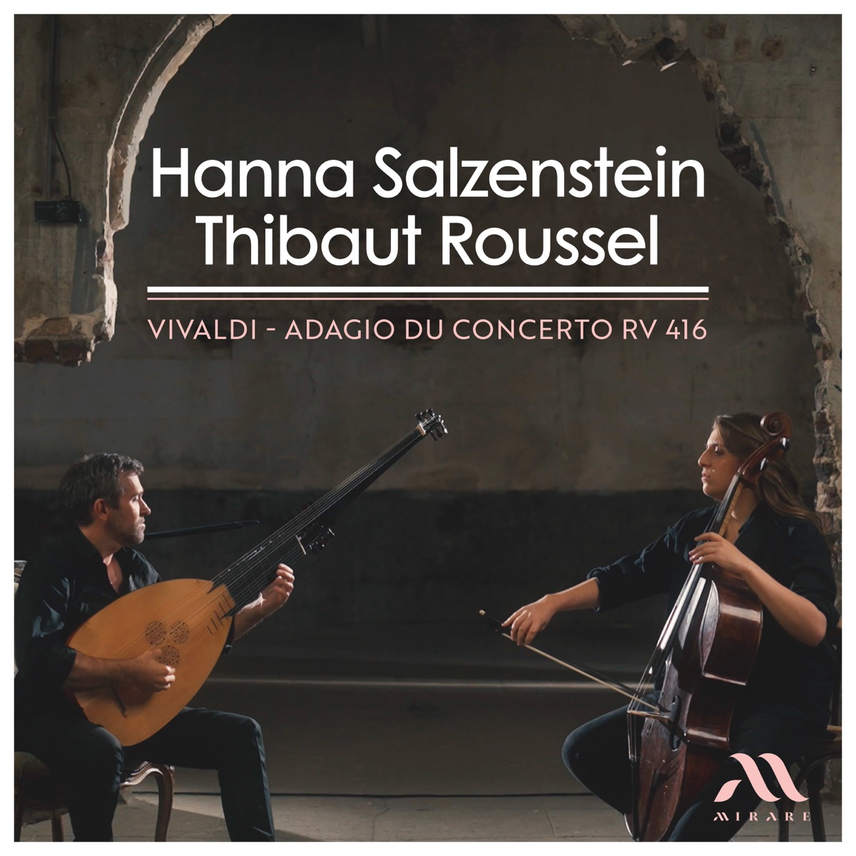 Vivaldi: Concerto in G Minor, RV 416: II. Adagio - Single by Hanna Salzenstein & Thibaut Roussel album cover
